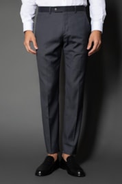 Calça Slim Lisa Bolso Faca - Chumbo - 54