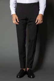 Calça Slim Lisa Bolso Faca - Preto - 54