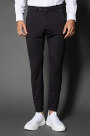 Calça Slim Malha Pima - Preto - 38