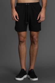 Shorts Liso Retro Com Vies - Preto - P