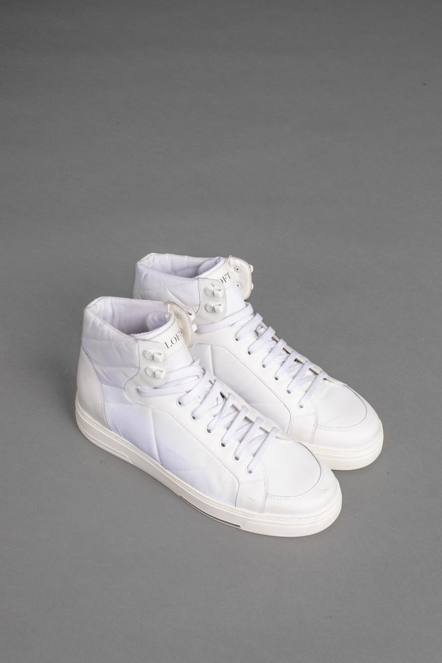 Tenis Cano Medio Branco Masculino Tênis Cano Alto Masculino