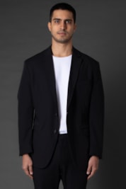 Terno Sem Forro Slim Bolso Embutido Tecnológico - Preto - 46